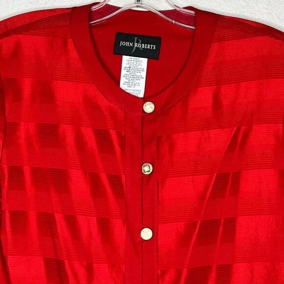 Vintage John Roberts Red‎ Suit Jacket - Picture 3 of 6